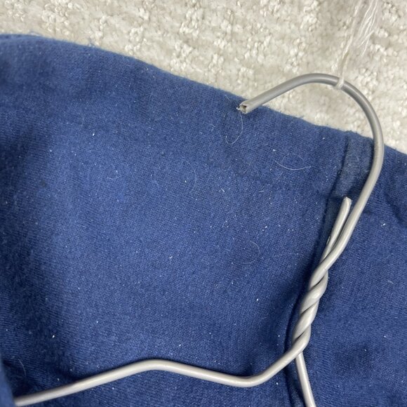 Vintage Starter UNC North Carolina Blue Fleece Hoodie Sweatshirt Size XL Read - Picture 10 of 16